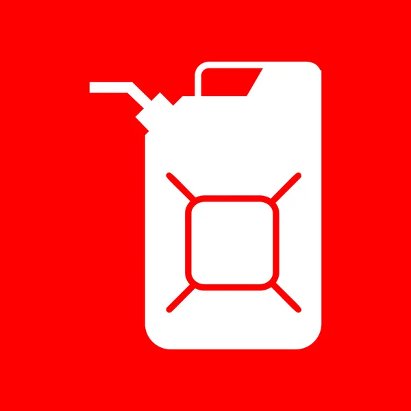 Jerrycan олія знак — стоковий вектор