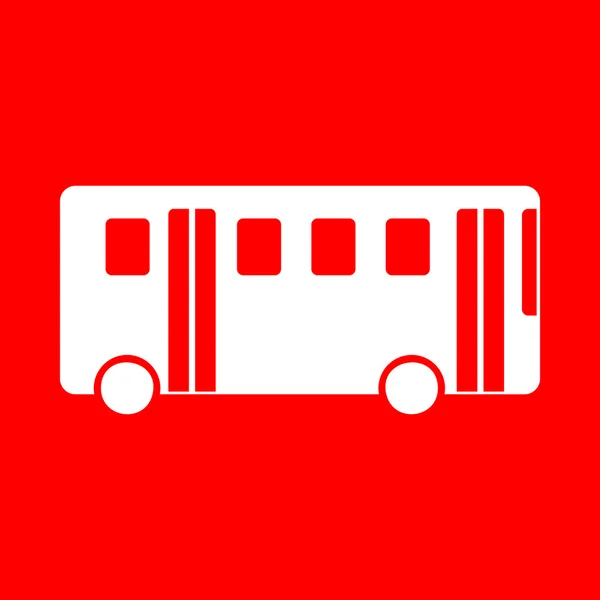 Ônibus sinal simples — Vetor de Stock