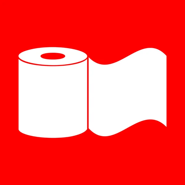 Toilettenpapierschild — Stockvektor