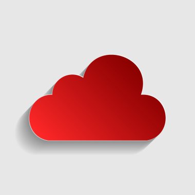 Bulut işareti illüstrasyon