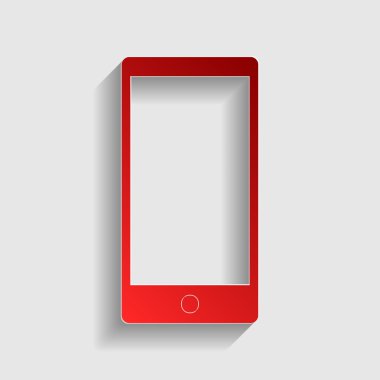 Boş ekran ile soyut tarzı modern becerikli alet