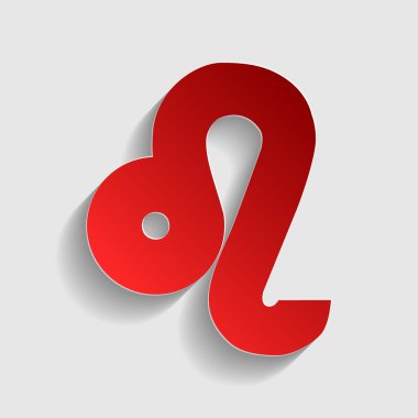 Leo işareti illüstrasyon