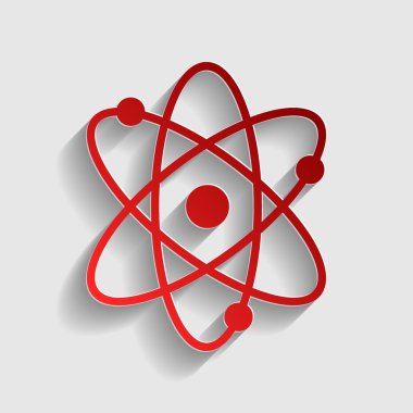 Atom işareti illüstrasyon