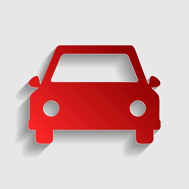 Araba işareti illüstrasyon