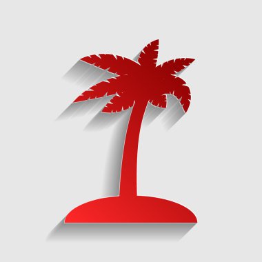 Hindistan cevizi hurma ağacı işareti