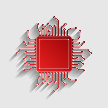 CPU mikroişlemci illüstrasyon