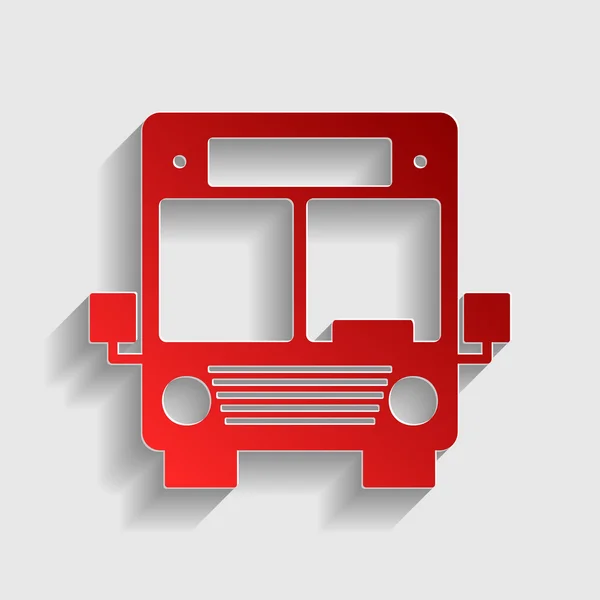 Ilustração do sinal do ônibus — Vetor de Stock