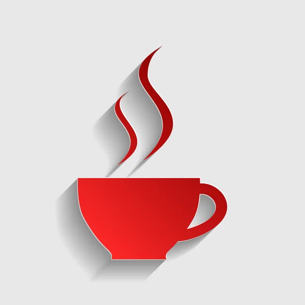Чашка кавового знаку — стоковий вектор