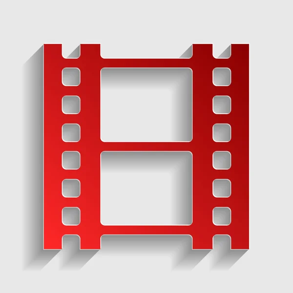 Reel van film teken — Stockvector