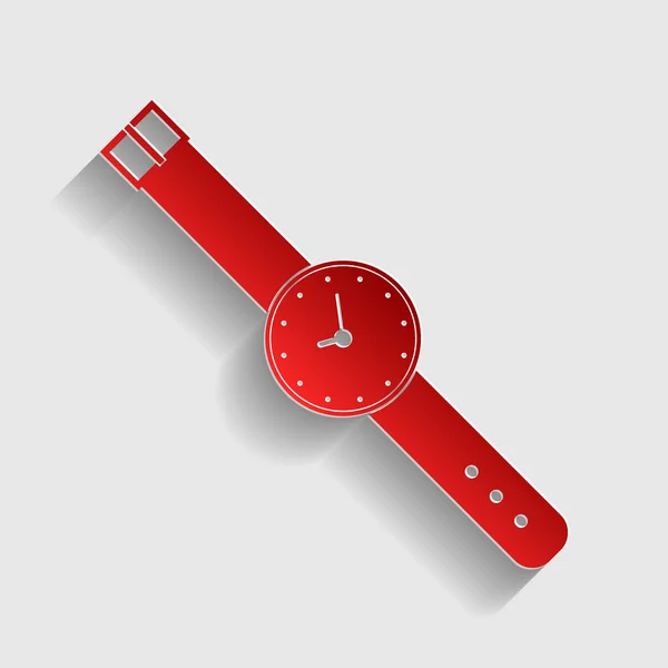 Horloge teken illustratie — Stockvector