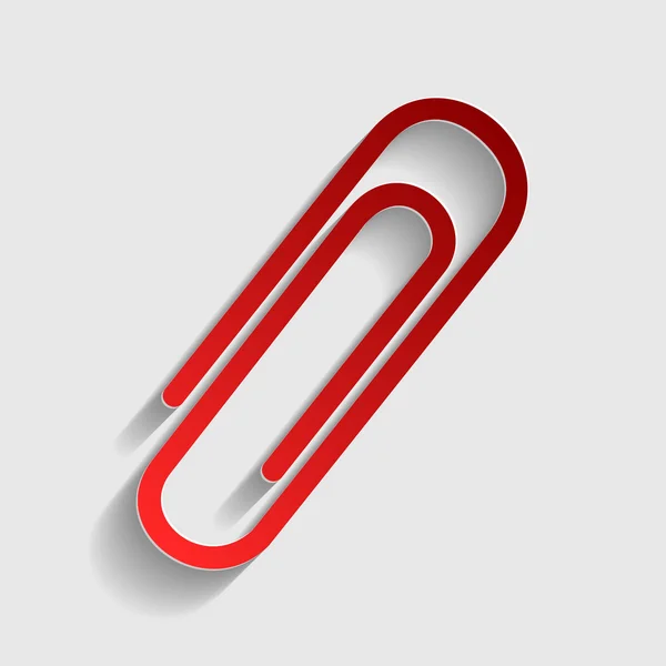 Signo de clip ilustración — Vector de stock