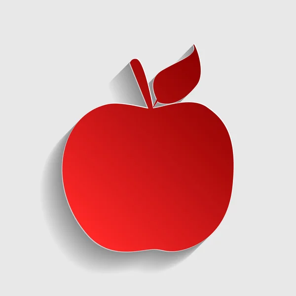 Illustration de signe Apple — Image vectorielle