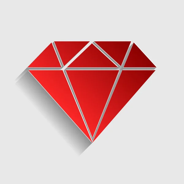 Gyémánt jel illusztráció — Stock Vector