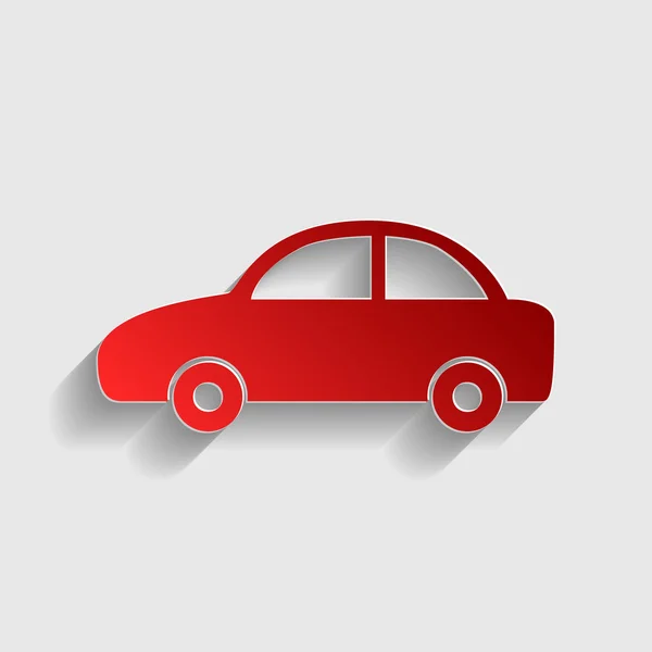 Illustration de signe de voiture — Image vectorielle