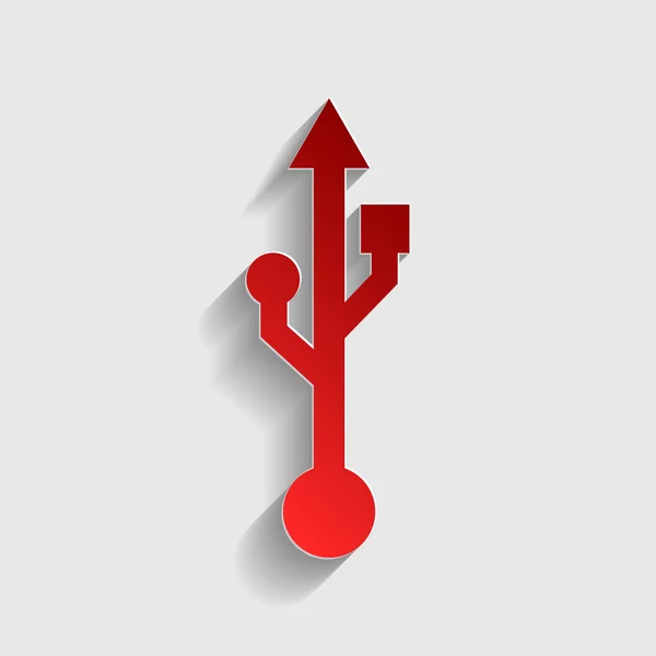 USB знак ілюстрація — стоковий вектор
