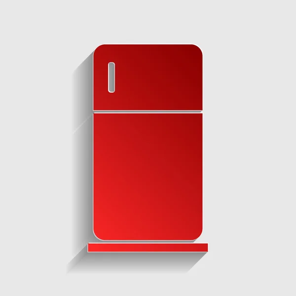 Ilustración de signo de refrigerador — Vector de stock