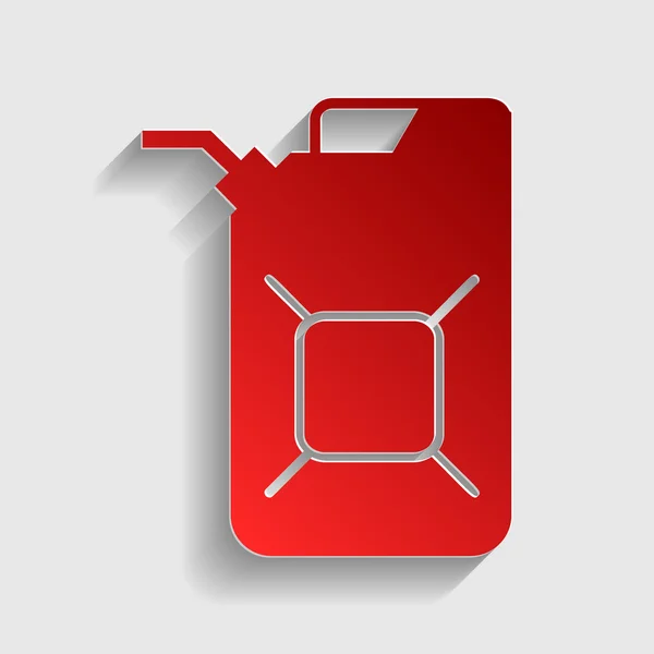 Jerrycan олія знак — стоковий вектор