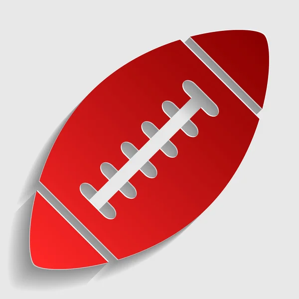 Amerikansk enkel fotboll boll — Stock vektor