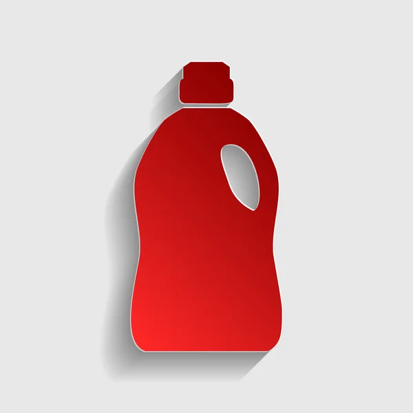 Plastic bottle for cleaning — Stock Vector