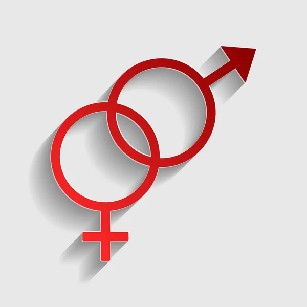 Signe de symbole sexuel — Image vectorielle