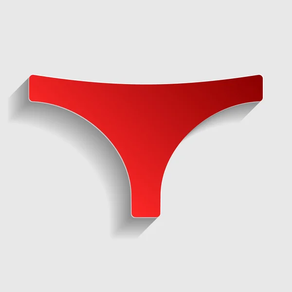 Womens panties sign — Stock Vector