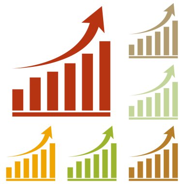 Grafik işareti büyüyen