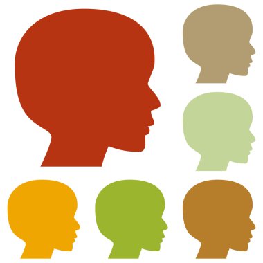 İnsanlar işareti baş