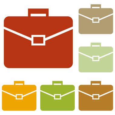 Evrak Çantası'nı işaret illüstrasyon