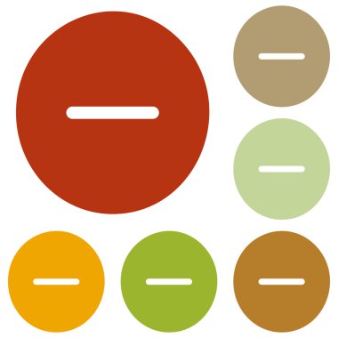 Negatif sembol illüstrasyon