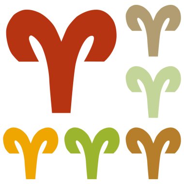 Koç işareti illüstrasyon