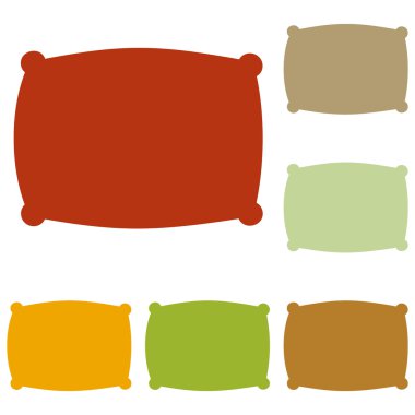 Yastık işareti illüstrasyon