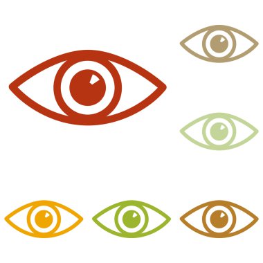 Göz işareti illüstrasyon