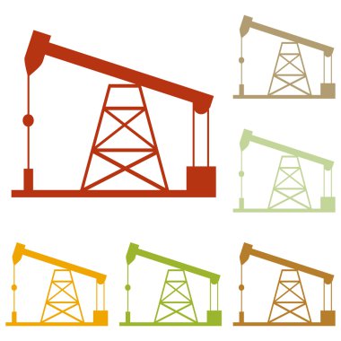 Petrol sondaj platformu işaret sondaj