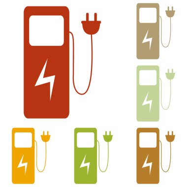 Elektrikli araç şarj istasyonu işareti