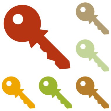 Anahtar işareti illüstrasyon