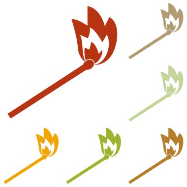 Maç işareti illüstrasyon