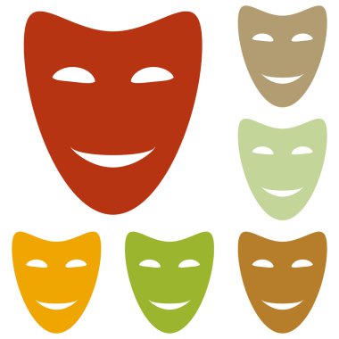 Komedi Tiyatro maskeleri