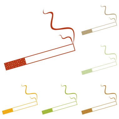 Duman simgesi herhangi bir kullanım için büyük