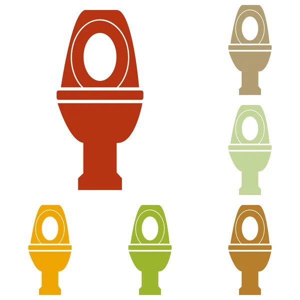 Toilettenschild-Illustration — Stockvektor
