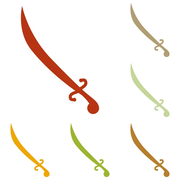 Sword sign illustration — Stock Vector