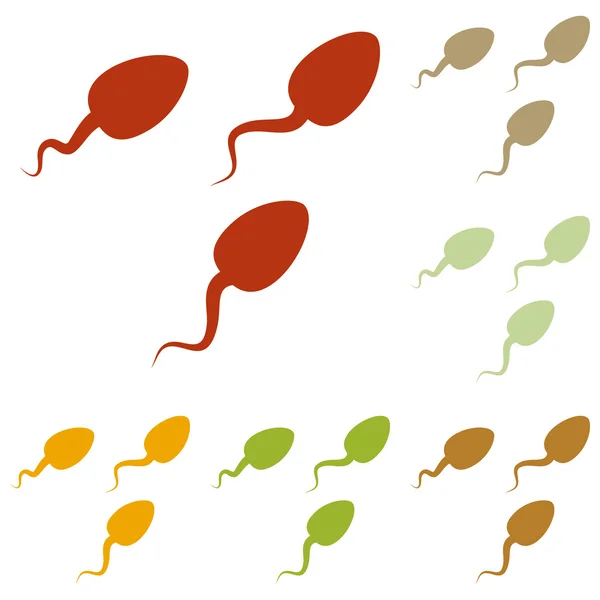 Ilustração do sinal do esperma —  Vetores de Stock