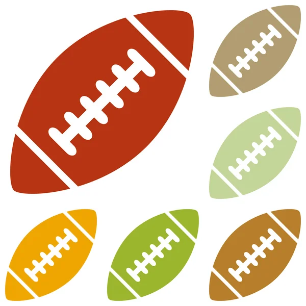 American simple football ball — Stock Vector