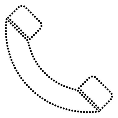 Telefon işareti illüstrasyon