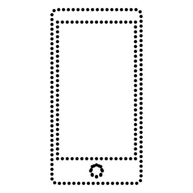 Boş ekran ile soyut tarzı modern becerikli alet