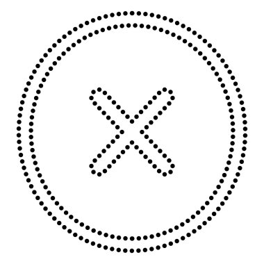 Haç işareti illüstrasyon