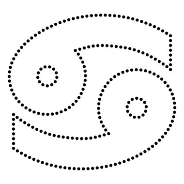 Kanser işareti illüstrasyon