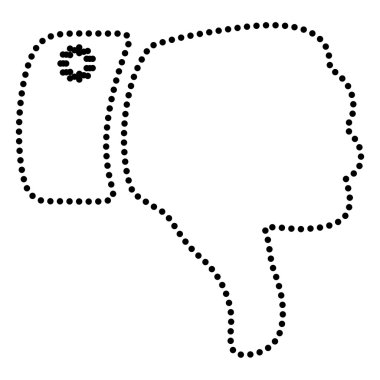 el işareti illüstrasyon