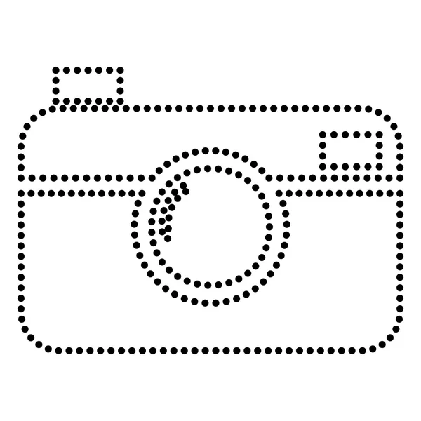 디지털 사진 카메라 기호 — 스톡 벡터