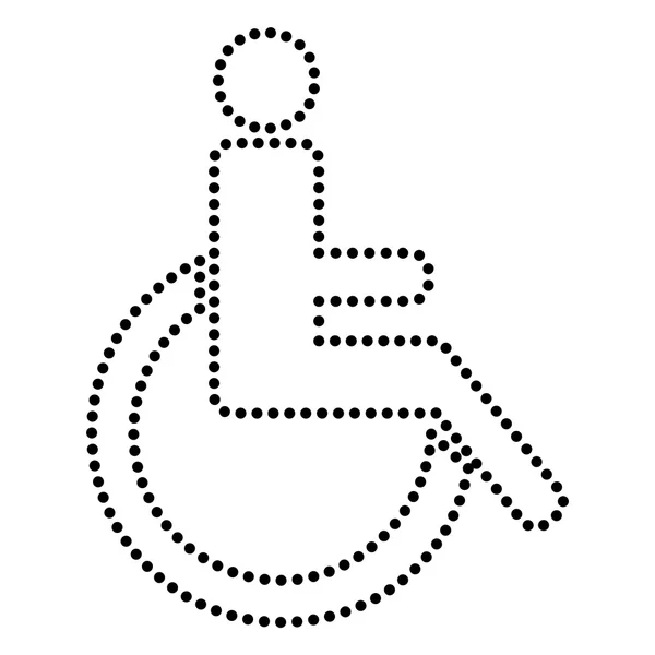 Disabled sign illustration — Stock Vector