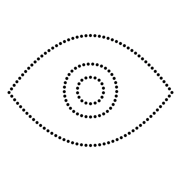 Иллюстрация признаков глаз — стоковый вектор